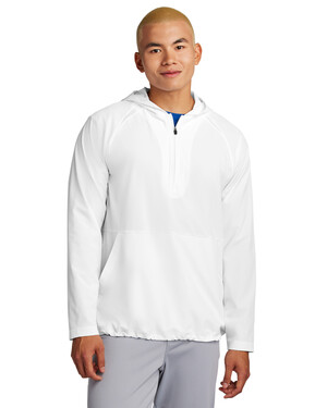 Repeat 1/2-Zip Long Sleeve Hooded Jacket