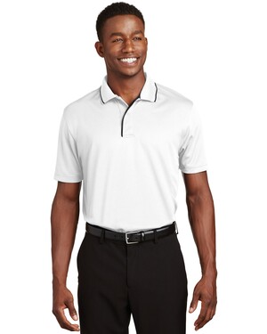Dri-Mesh  Polo with Tipped Collar and Piping.
