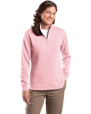 Ladies 1/4-Zip Sweatshirt.