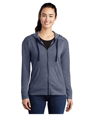 Women's PosiCharge  Tri-Blend Wicking Fleece Full-Zip Hoodie