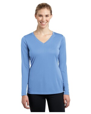 Women's Long Sleeve V-Neck Competitor T-Shirt