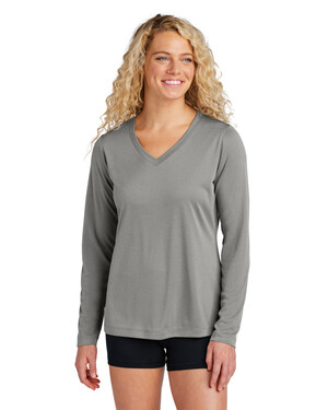 Women's Long Sleeve V-Neck Competitor T-Shirt