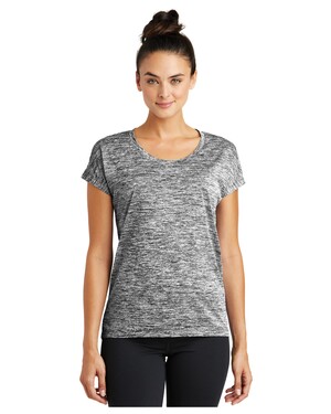  Women’s Fitted Very Important Tee ® Scoop Neck PosiCharge  Electric Heather Sporty T-Shirt
