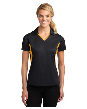 Women's Side Blocked Micropique Sport-Wick  Polo Shirt 
