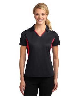 Sport-Tek LST655 Women's Side Blocked Micropique Sport-Wick Polo Shirt ...