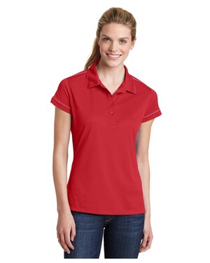 Women's Contrast Stitch Micropique Sport-Wick Polo.