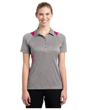Ladies Heather Colorblock Contender Polo Shirt