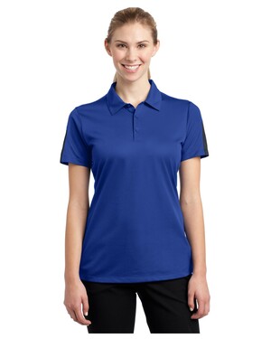 Women's Active Textured Colorblock Polo Shirt