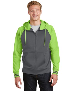 Sport-Wick  Varsity Fleece Full-Zip Hooded Jacket.