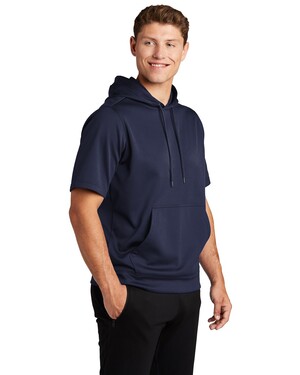 Sport-Tek YST251 Youth Sport-Wick Fleece Short Sleeve T-Shirt Hoodie - True Royal XL