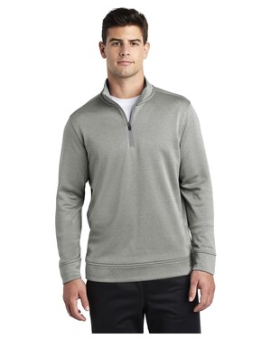 PosiCharge Sport-Wick Heather Fleece 1/4-Zip Pullover