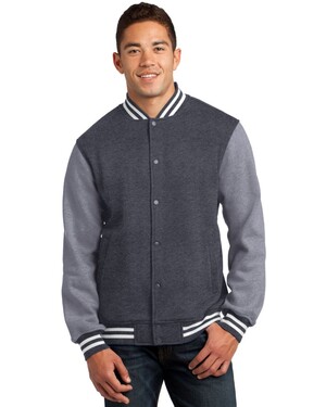 Fleece Letterman Jacket