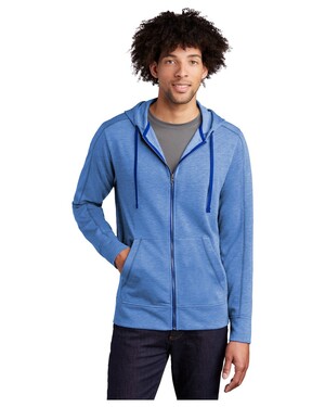 PosiCharge Tri-Blend Wicking Fleece Full-Zip Hoodie
