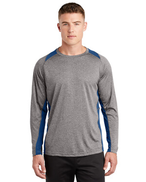 Long Sleeve Heather Colorblock Contender T-Shirt