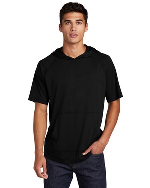PosiCharge Tri-Blend Wicking Short Sleeve T-Shirt Hoodie