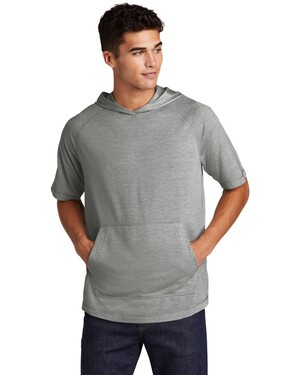 PosiCharge Tri-Blend Wicking Short Sleeve T-Shirt Hoodie