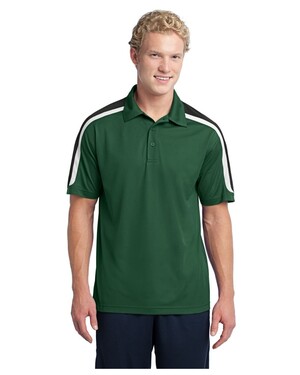 Tricolor Shoulder Micropique Sport-Wick Polo