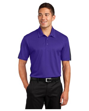 Active Textured Colorblock Polo Shirt