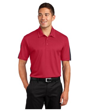 Active Textured Colorblock Polo Shirt