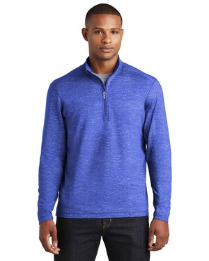 Sport-Wick Stretch Reflective Heather 1/2-Zip Pullover