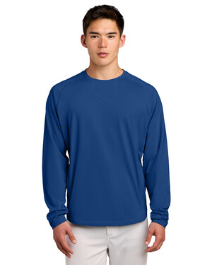Sport-Wick Stretch Pocketed Crewneck