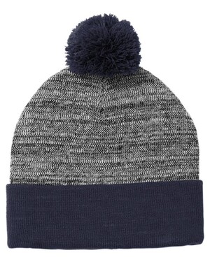 Heather Pom Pom Beanie