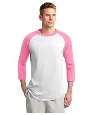 Texas Rangers Victoria's Secret PINK® Color Block Raglan Jersey