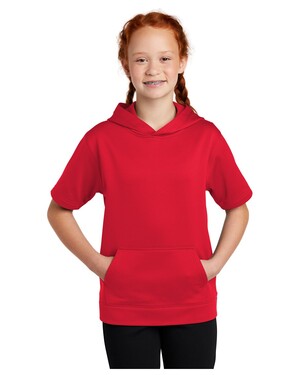 Sport-Tek YST251 Youth Sport-Wick Fleece Short Sleeve T
