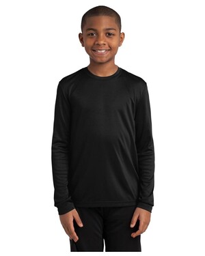 Sport-Tek YST350LS Youth Long Sleeve PosiCharge Competitor Tee Gold L