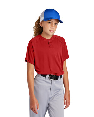 Youth PosiCharge Competitor 2-Button Henley