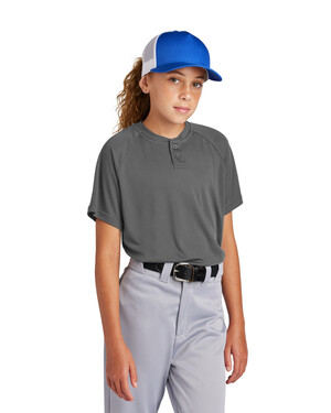 Youth PosiCharge Competitor 2-Button Henley