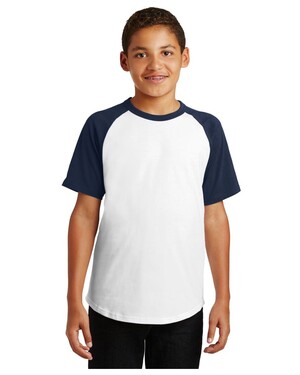 Youth Short Sleeve Colorblock Raglan Jersey