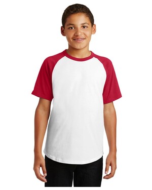 Youth Short Sleeve Colorblock Raglan Jersey