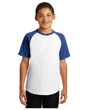 Youth Short Sleeve Colorblock Raglan Jersey