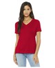 Bella + Canvas 6405 Women's Relaxed Jersey Short Sleeve V-Neck T-Shirt