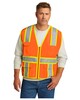 CornerStone CSV105 CornerStone ANSI 107 Class 2 Surveyor Zippered Two-Tone Vest. CSV105