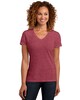 District DM1190L Women's Perfect Blend  V-Neck T-Shirt