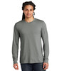District DM132 Mens Perfect Tri  Long Sleeve Crew T-Shirt