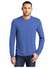 District DM132 Mens Perfect Tri  Long Sleeve Crew T-Shirt