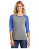 District DM136L Women's Perfect Tri 3/4-Sleeve Raglan