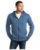 District DT1103 Perfect Weight Fleece Full-Zip Hoodie