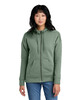 District DT1104 Women's Perfect Weight Fleece Drop Shoulder Full-Zip Hoodie