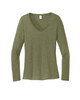 District DT135 Women's Perfect Tri Long Sleeve V-Neck T-Shirt