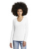 District DT135 Women's Perfect Tri Long Sleeve V-Neck T-Shirt