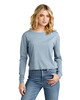 District DT141 Women's Perfect Tri Midi Long Sleeve T-Shirt