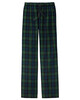 District DT1800 Young Mens Flannel Plaid Pants