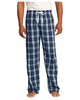 District DT1800 Young Mens Flannel Plaid Pants