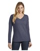 District DT6201 Women's Very Important Tee Long Sleeve V-Neck