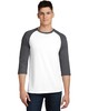 District DT6210 Young Mens Very Important Tee  3/4-Sleeve Raglan
