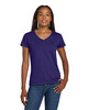 Gildan 5V00L Women's Heavy Cotton 100% Cotton V-Neck T-Shirt